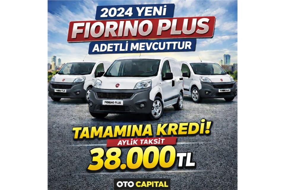 2024 Model Fiat Fiorino Cargo  1.3 Multijet  Plus  Manuel 53.000 km Dizel Panel Van Binek Araç
